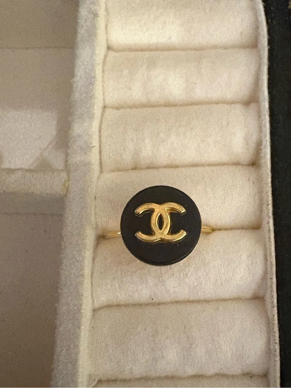 Chanel Button Ring